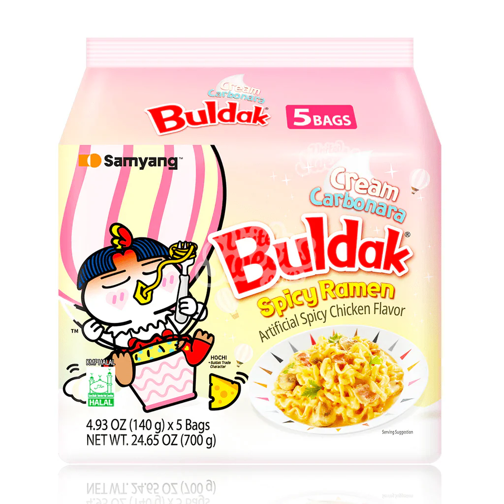 SAMYANG Cream Carbonara Hot Chicken Noodle 크림까르보불닭볶음면